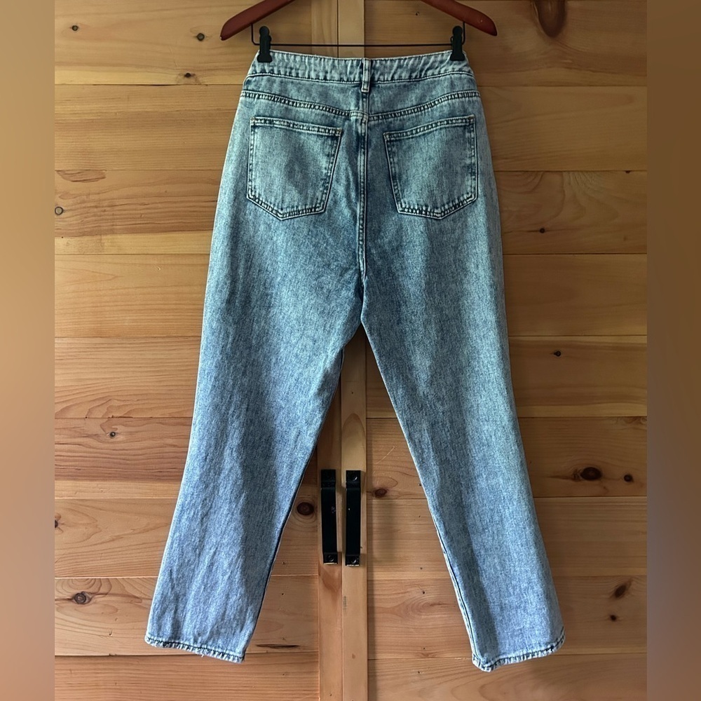 PACSUN LOS ANGELES HIGH RISE ACID WASH MOM JEANS 90s SIZE 30 - Picture 2 of 7